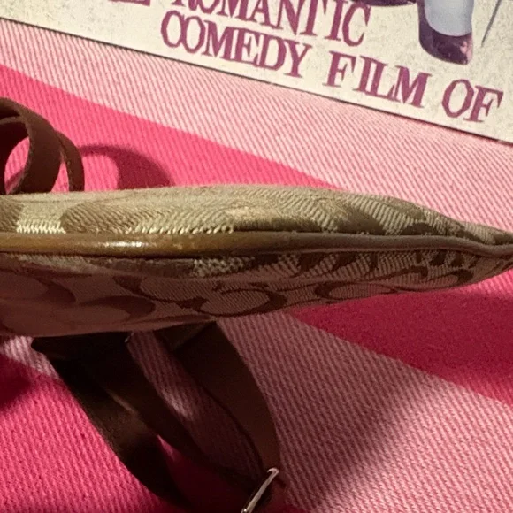 Coach Brown Signature Canvas Crossbody Bag - Picture 4 of 8